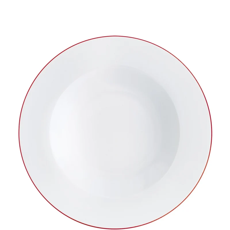 KAHLA Pronto Line Suppenteller 22 cm Line cherry red