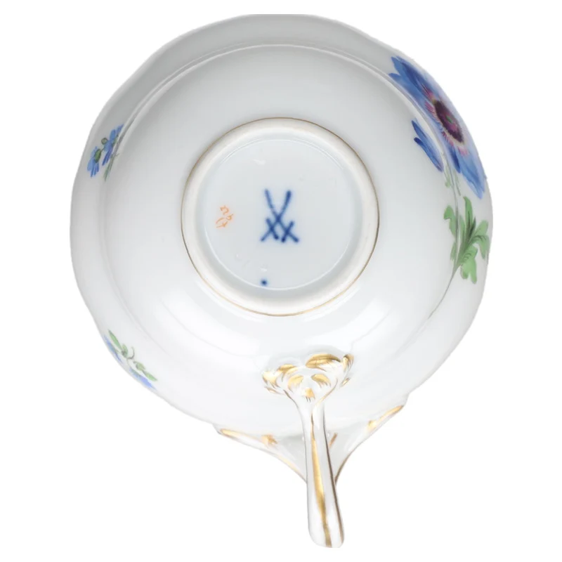 Kaffeetasse Blüte Blau
