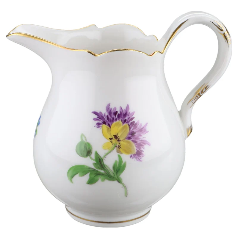 Milchkännchen Blüte Gelb, Lila und Orange, Gelb