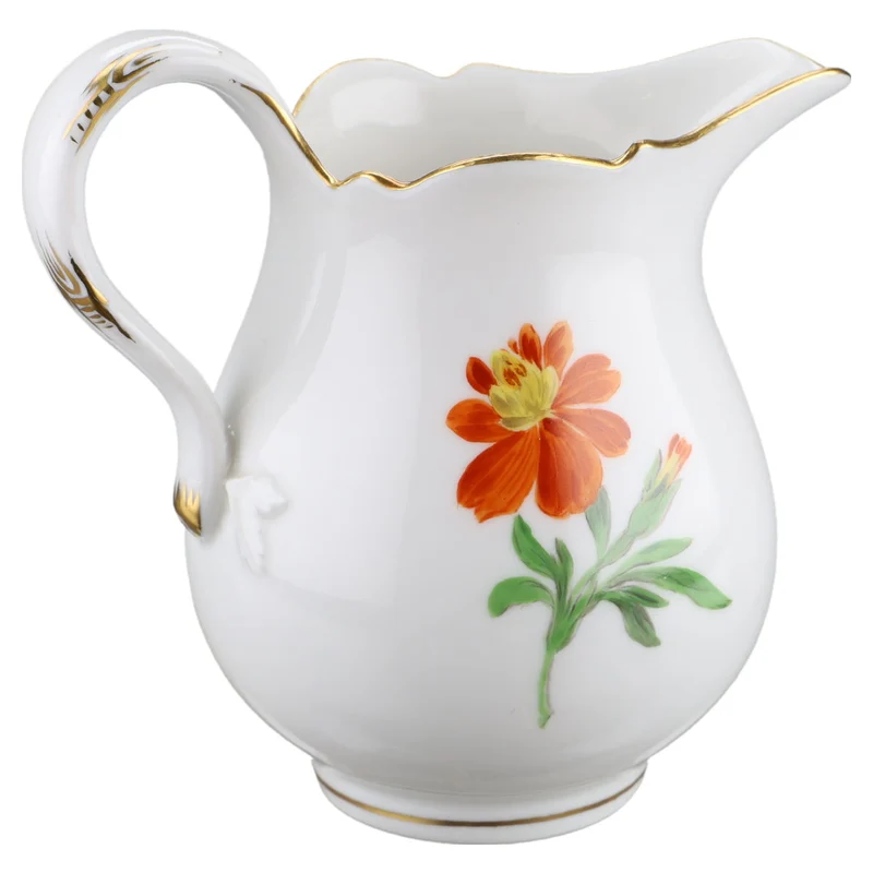 Milchkännchen Blüte Gelb, Lila und Orange, Gelb