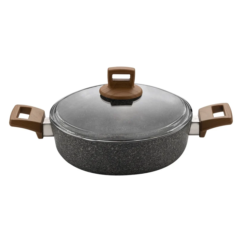 Karaca Silver Stein Granit 30 cm İnduktionskochtopf