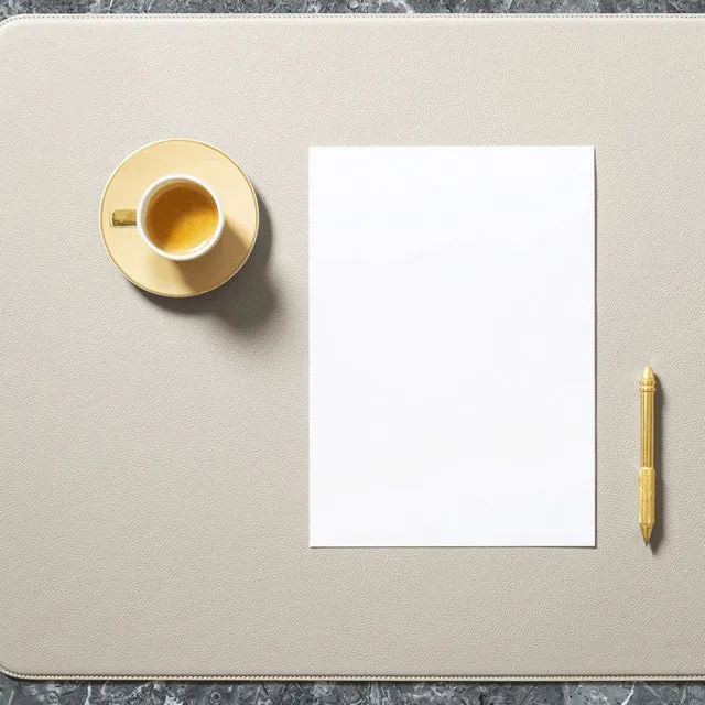 Leather Desk Blotter Pad OFFICE COLLECTION by Giobagnara for Poltrona Frau