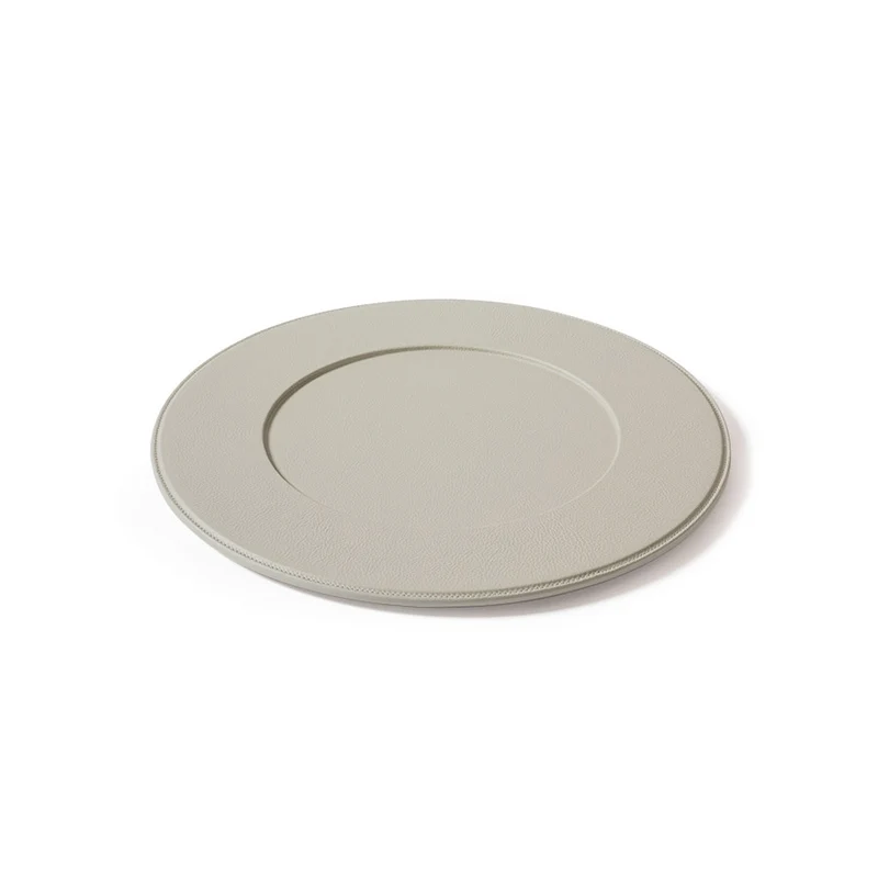 Leather Underplate TABLEWARE COLLECTION by Giobagnara for Poltrona Frau