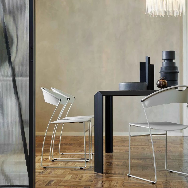 Stackable Chair JULIETTE by Hannes Wettstein for Baleri Italia