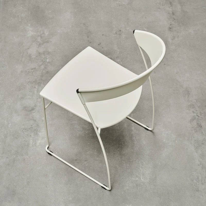 Stackable Chair JULIETTE by Hannes Wettstein for Baleri Italia
