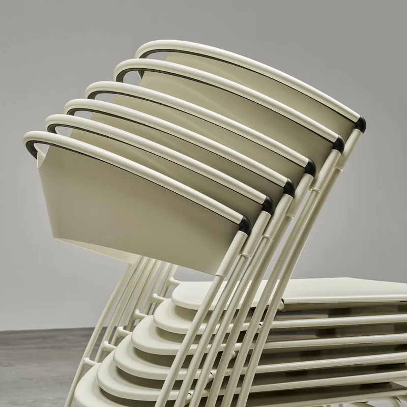 Stackable Chair JULIETTE by Hannes Wettstein for Baleri Italia