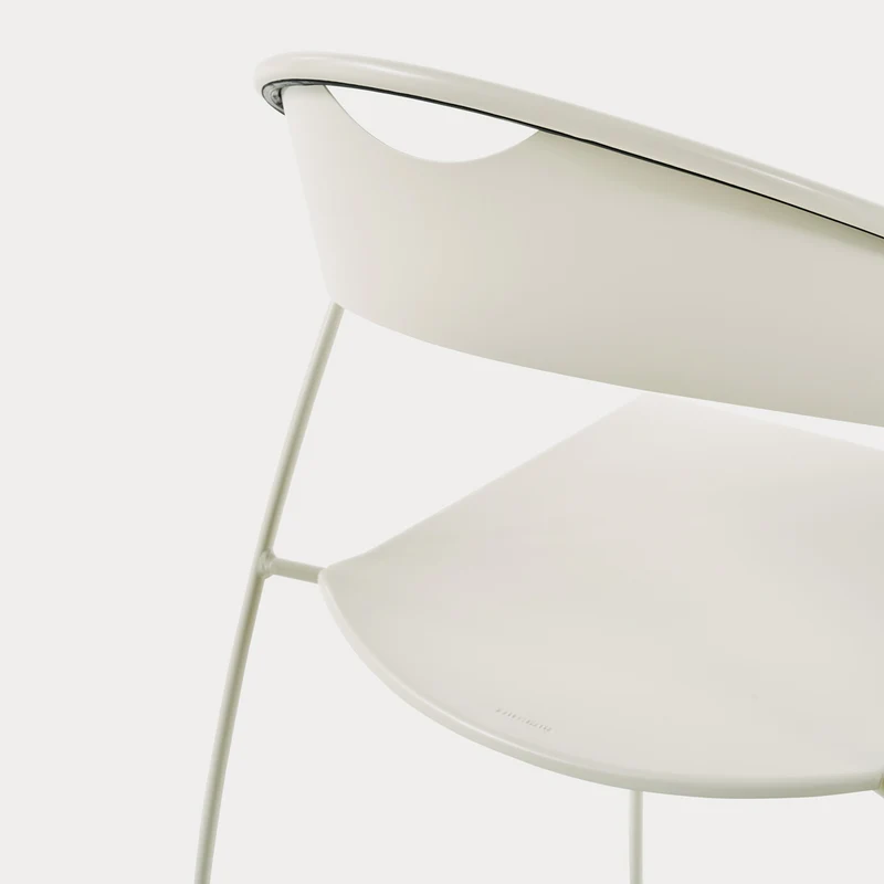 Stackable Chair JULIETTE by Hannes Wettstein for Baleri Italia