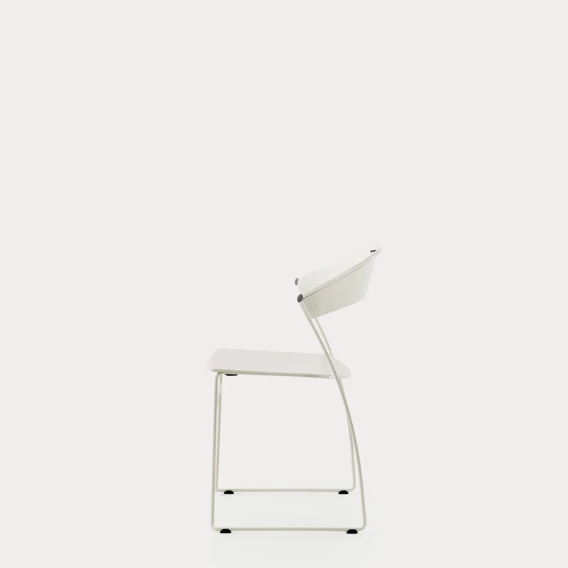 Stackable Chair JULIETTE by Hannes Wettstein for Baleri Italia