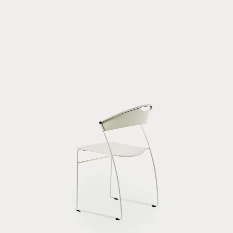 Stackable Chair JULIETTE by Hannes Wettstein for Baleri Italia