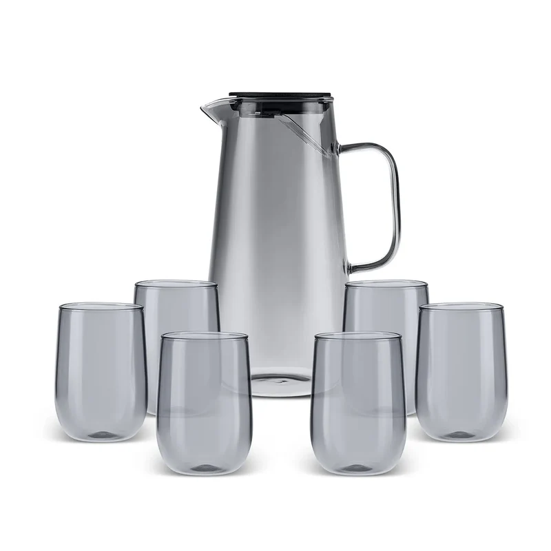 Karaca Parma Wasserset, 7 Teilig, Blau