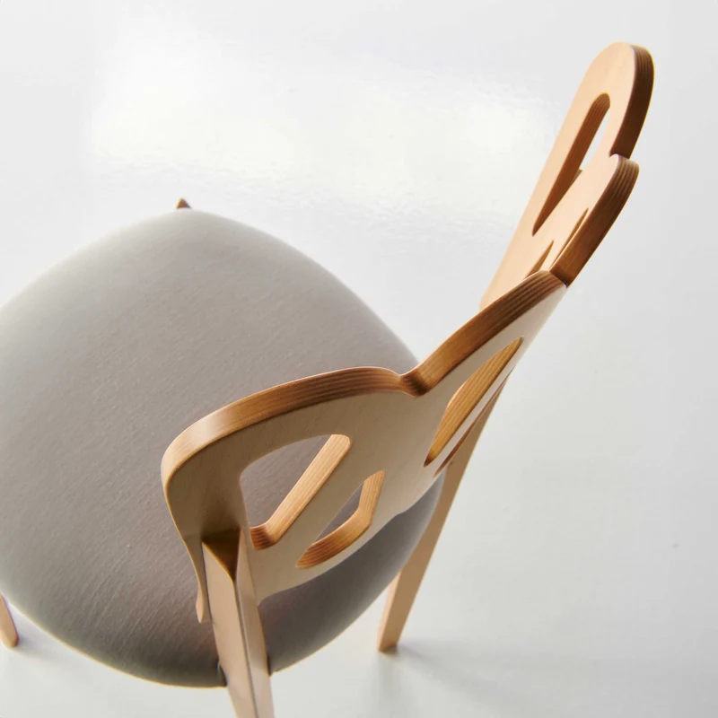 Natural Beech Wood Chair PONTI 969 by Gio Ponti for BBB Italia