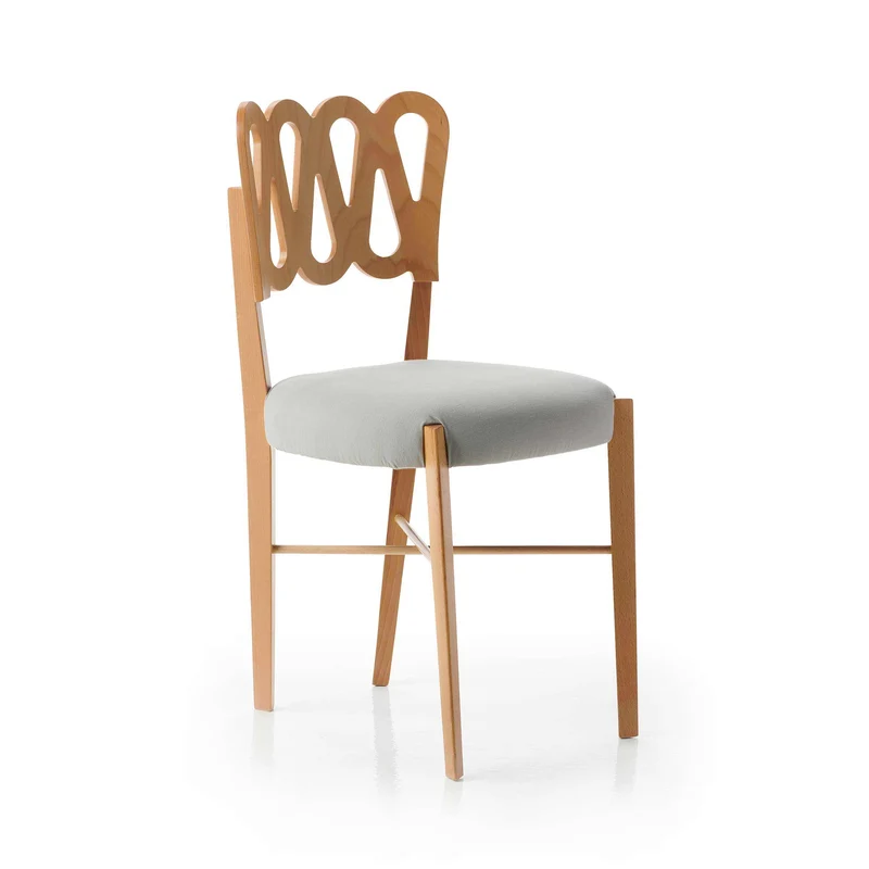 Natural Beech Wood Chair PONTI 969 by Gio Ponti for BBB Italia