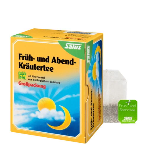 Salus Früh-und-Abend-Kräutertee Bio 40 Filterbeutel