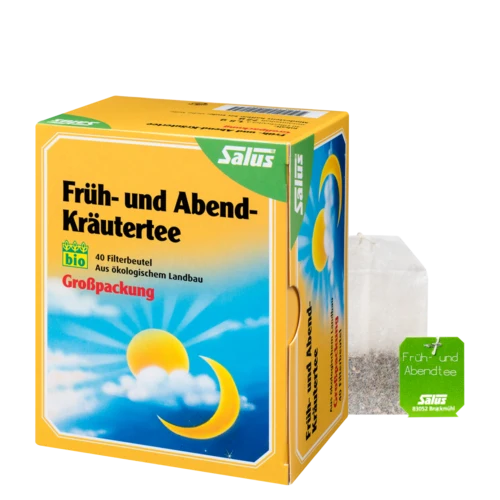 Salus Früh-und-Abend-Kräutertee Bio 40 Filterbeutel