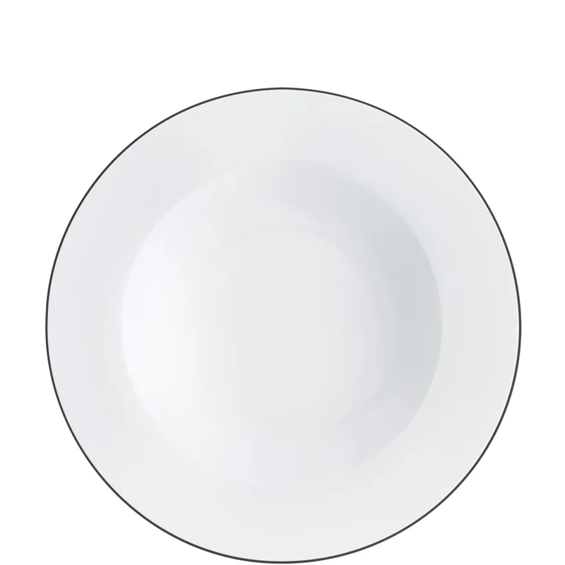 KAHLA Pronto Line Suppenteller 22 cm Line pure black