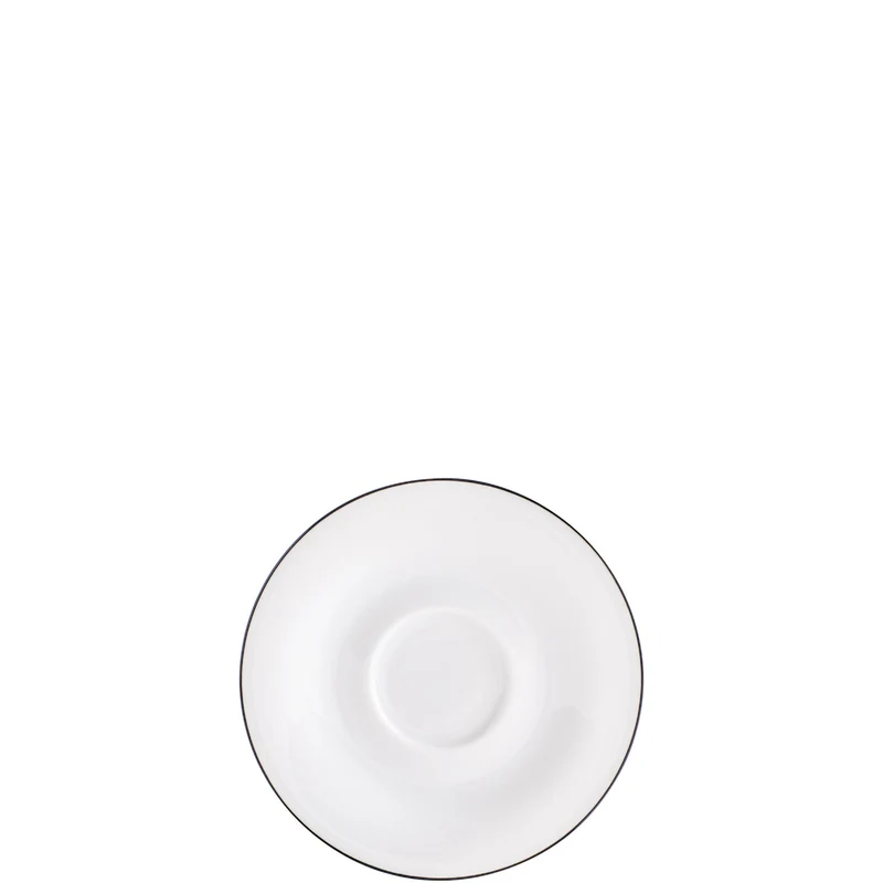 KAHLA Pronto Line Untertasse 12 cm Line pure black