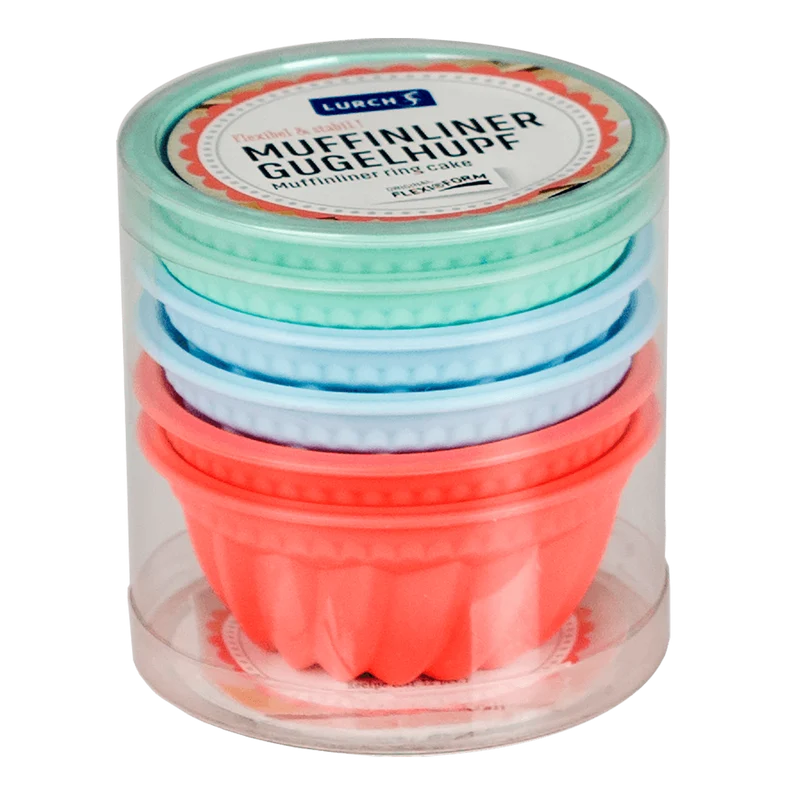 Muffinliner Gugelhupf 6er Set Pastel Mix