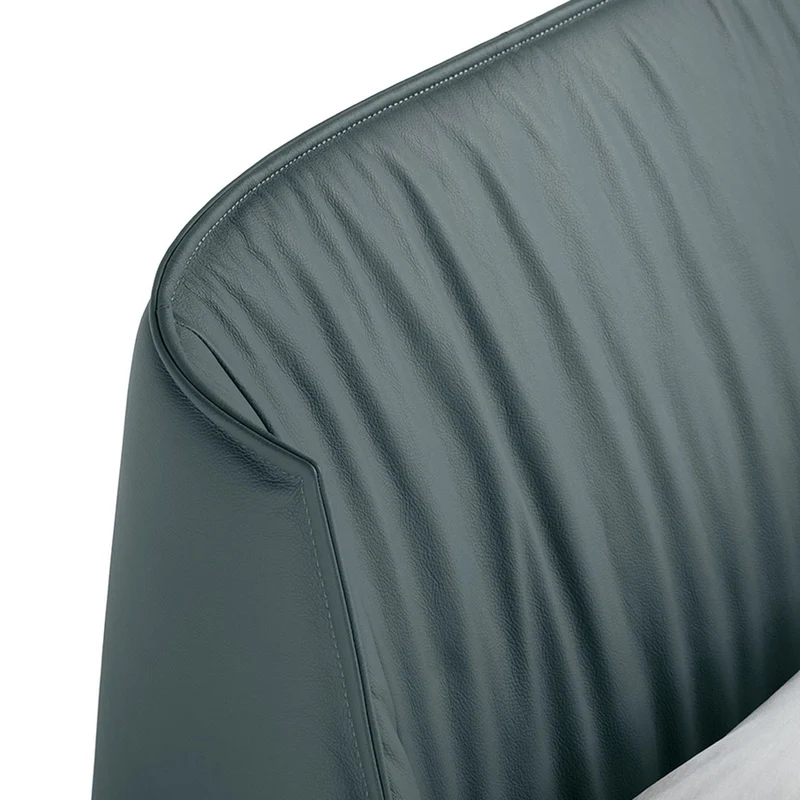 Leather Bed ARCHIBALD by Jean-Marie Massaud for Poltrona Frau