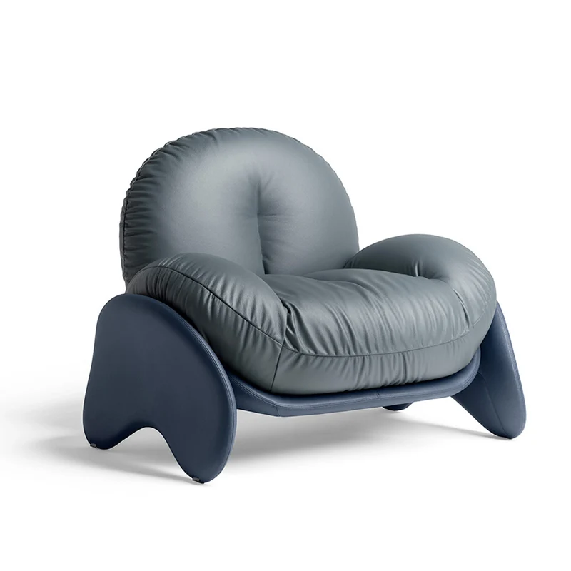 Leather Armchair SQUASH by Faye Toogood for Poltrona Frau