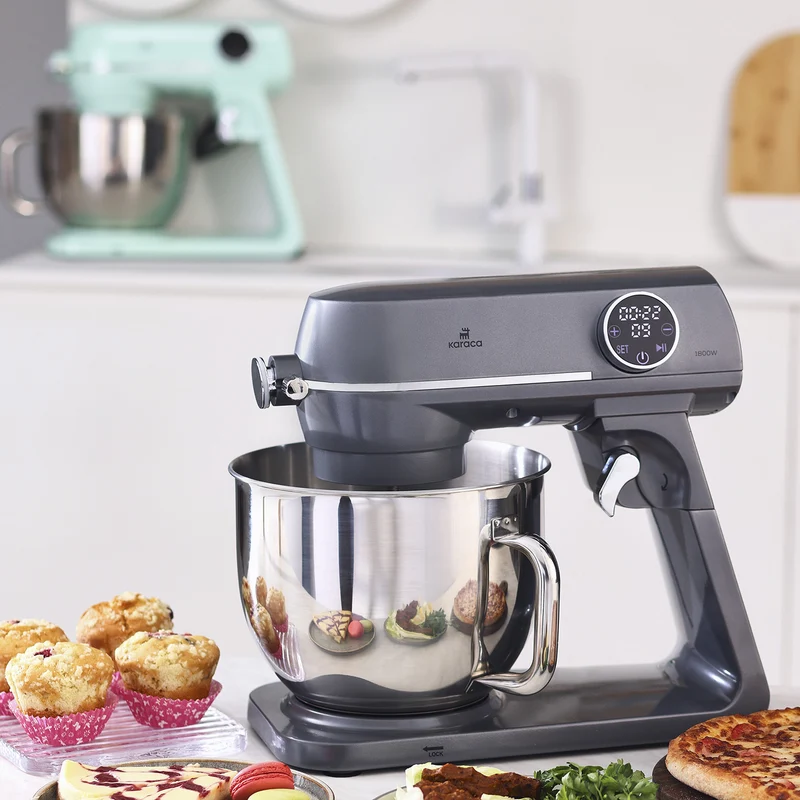 Karaca Multichef Artisan Digital Display Standmixer Anthrazit 1800 W 7 l
