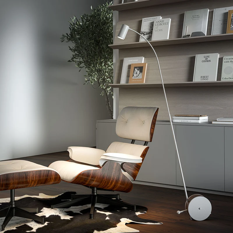 Adjustable Floor Lamp CHIOCCIOLA 09 by Ahlux for Lumen Center