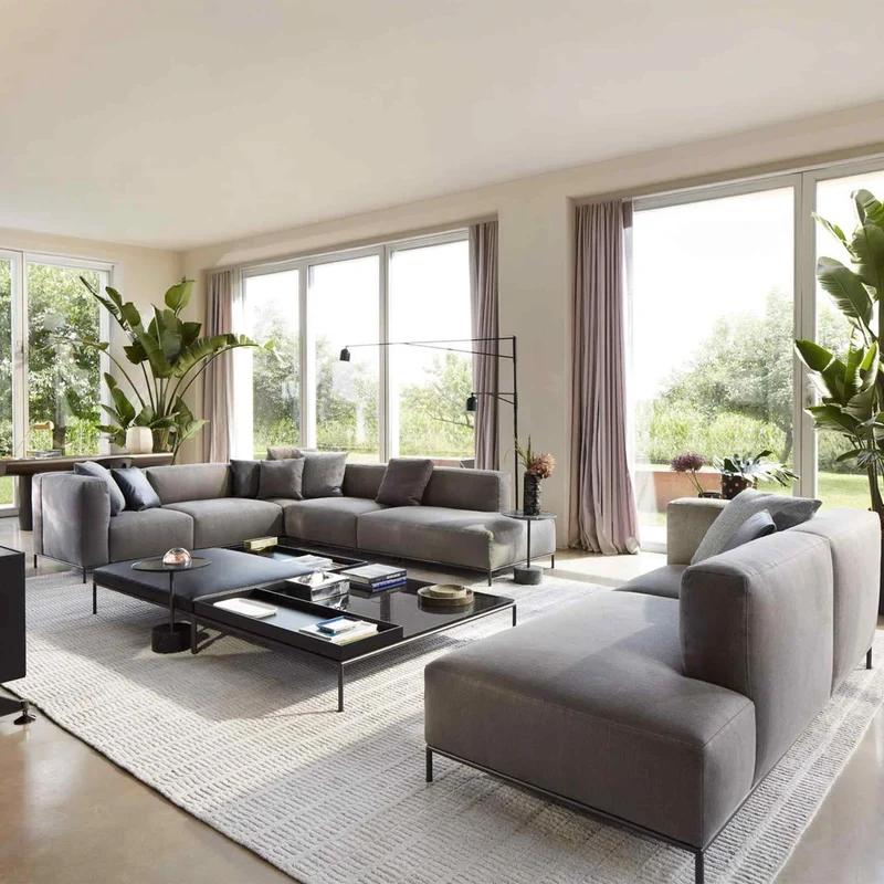 Modular Sofa MEX-HI, designed by Piero Lissoni for Cassina