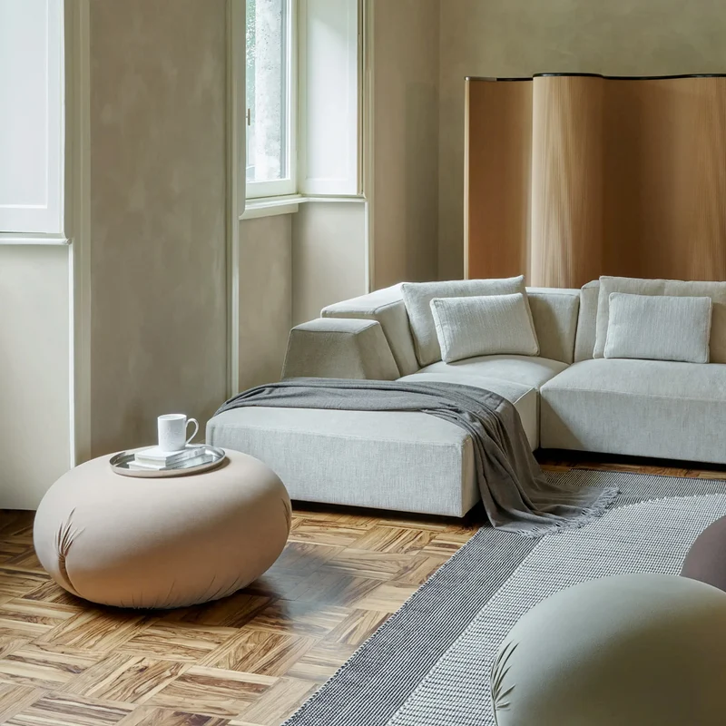 Footrest and Pouf TATONE by Denis Santachiara & Enrico Baleri for Baleri Italia