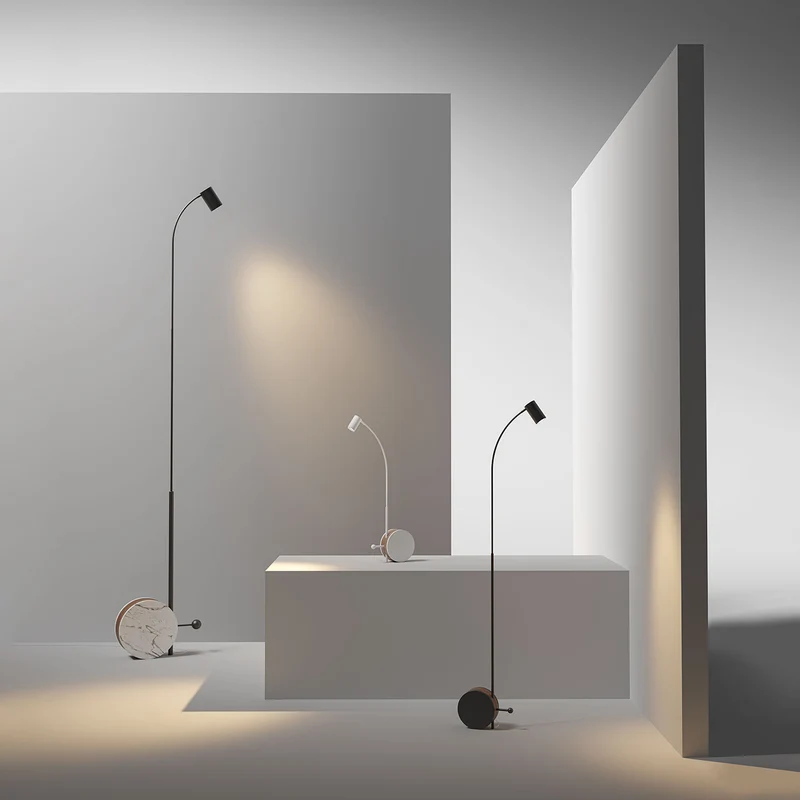 Adjustable Table Lamp CHIOCCIOLA 02 by Ahlux for Lumen Center