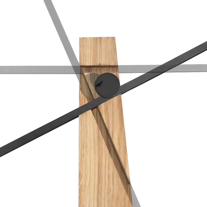 Wooden Floor Lamp ASTOLFO by Amedeo G. Cavalchini for Lumen Center
