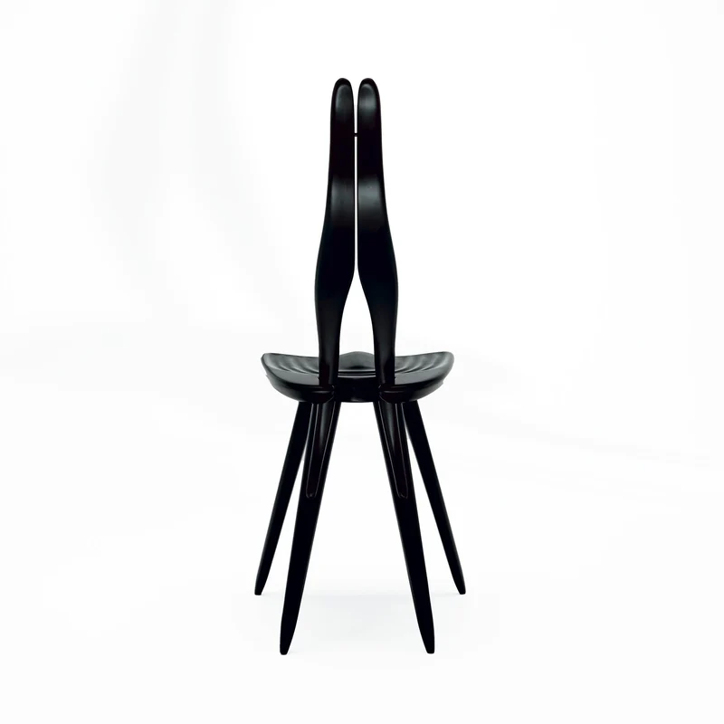 Wood Chair FENIS CM by Calo Molino for Zanotta