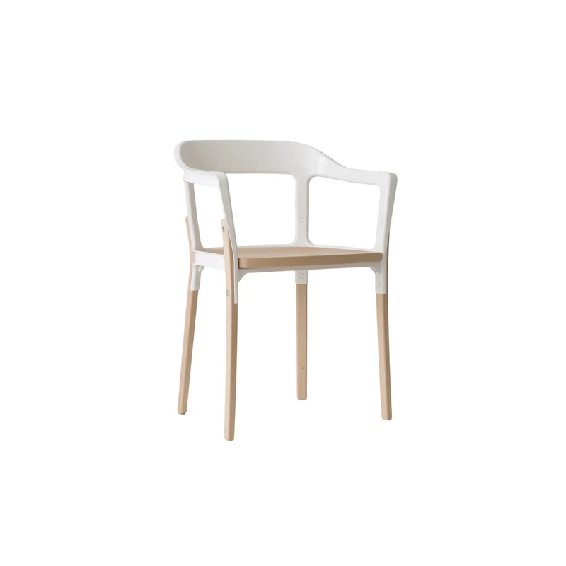 Wood Chair STEELWOOD by Ronan & Erwan Bouroullec for Magis