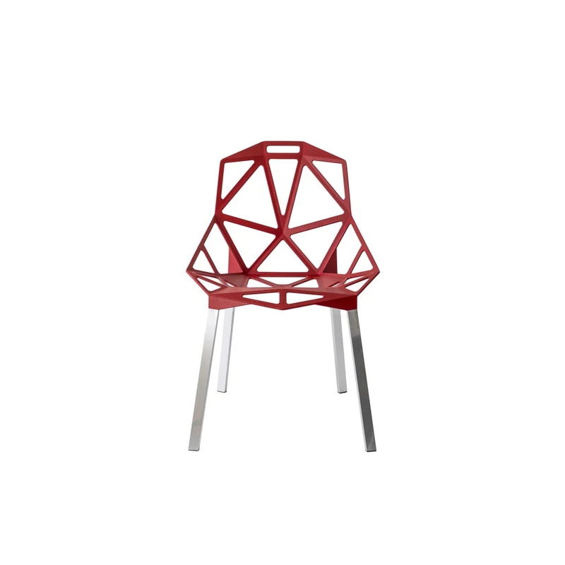 Outdoor Stackable Chair ONE Anodised Aluminium by Konstantin Grcic for Magis