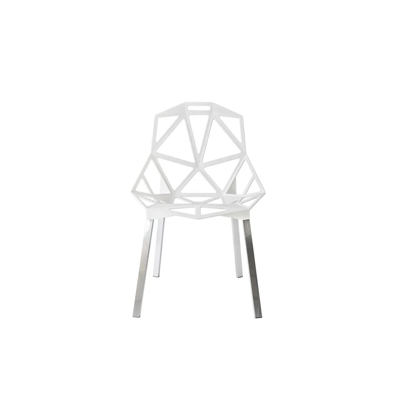 Outdoor Stackable Chair ONE Anodised Aluminium by Konstantin Grcic for Magis