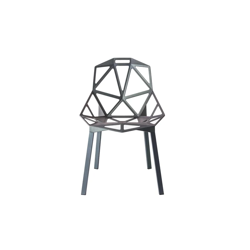 Outdoor Stackable Chair ONE Painted Aluminium by Konstantin Grcic for Magis