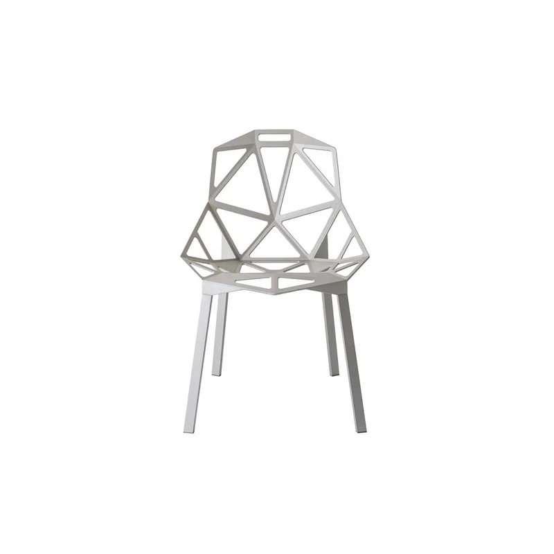 Outdoor Stackable Chair ONE Painted Aluminium by Konstantin Grcic for Magis