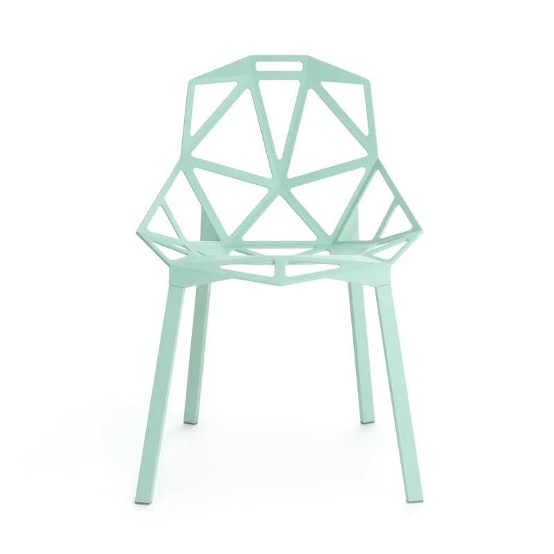 Outdoor Stackable Chair ONE Painted Aluminium by Konstantin Grcic for Magis