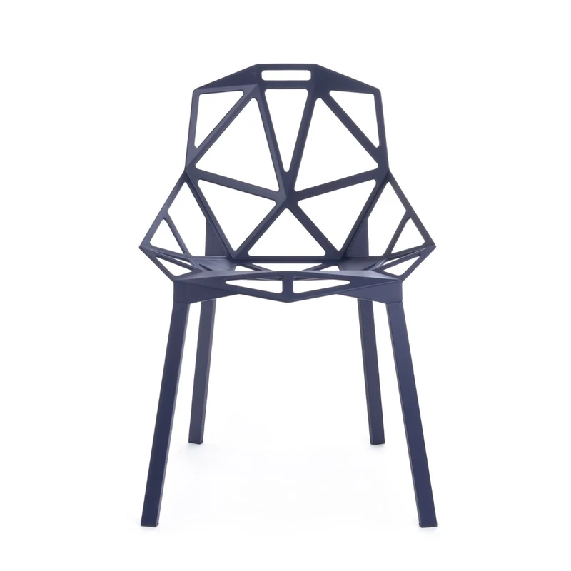 Outdoor Stackable Chair ONE Painted Aluminium by Konstantin Grcic for Magis