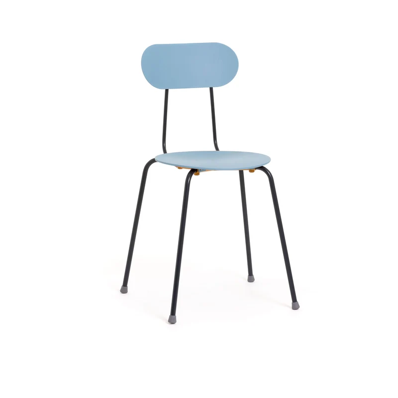 Metal Stackable Chair MARIOLINA Set of Two by Enzo Mari for Magis