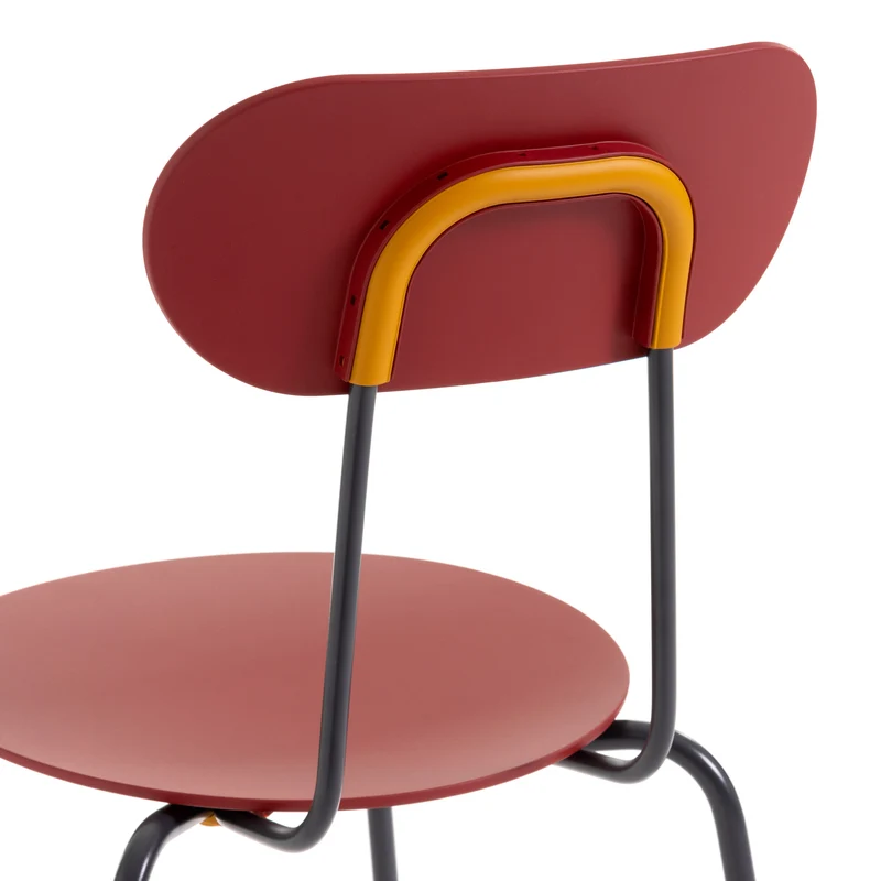 Metal Stackable Chair MARIOLINA Set of Two by Enzo Mari for Magis