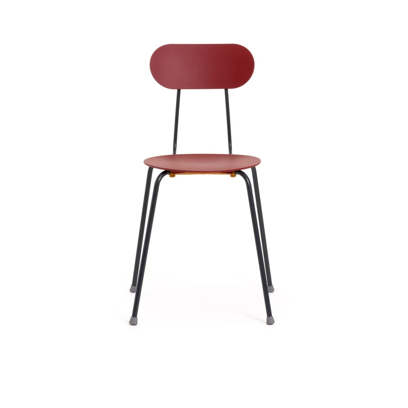 Metal Stackable Chair MARIOLINA Set of Two by Enzo Mari for Magis