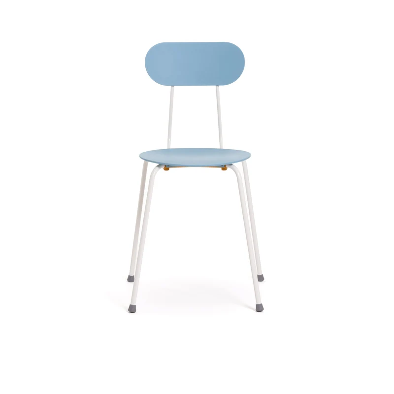 Metal Stackable Chair MARIOLINA Set of Two by Enzo Mari for Magis