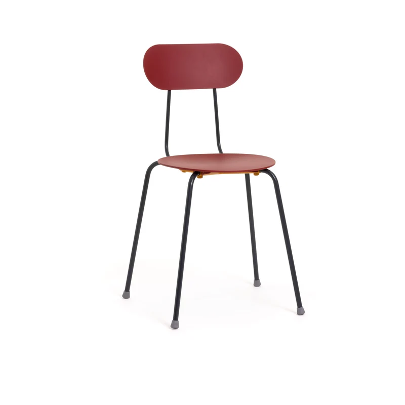 Metal Stackable Chair MARIOLINA Set of Two by Enzo Mari for Magis