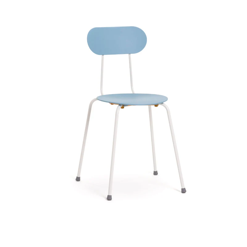 Metal Stackable Chair MARIOLINA Set of Two by Enzo Mari for Magis