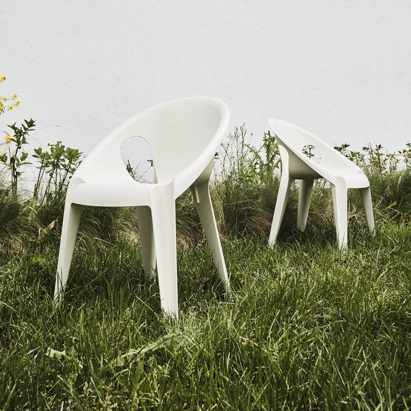 Outdoor Stackable Armrest Chair BELL by Konstantin Grcic for Magis