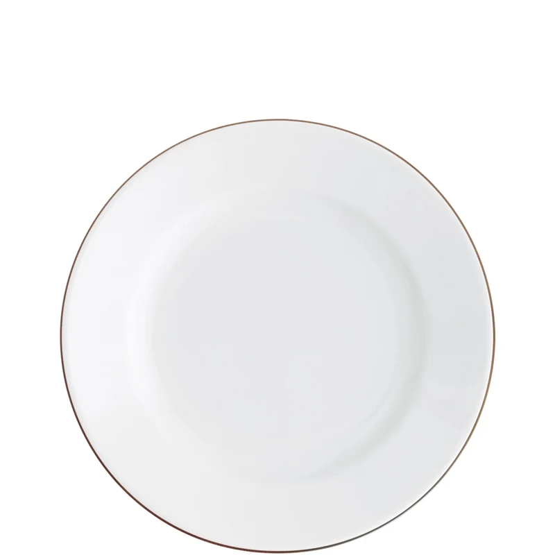 KAHLA Pronto Line Frühstücksteller 20,5 cm Line chocolate brown