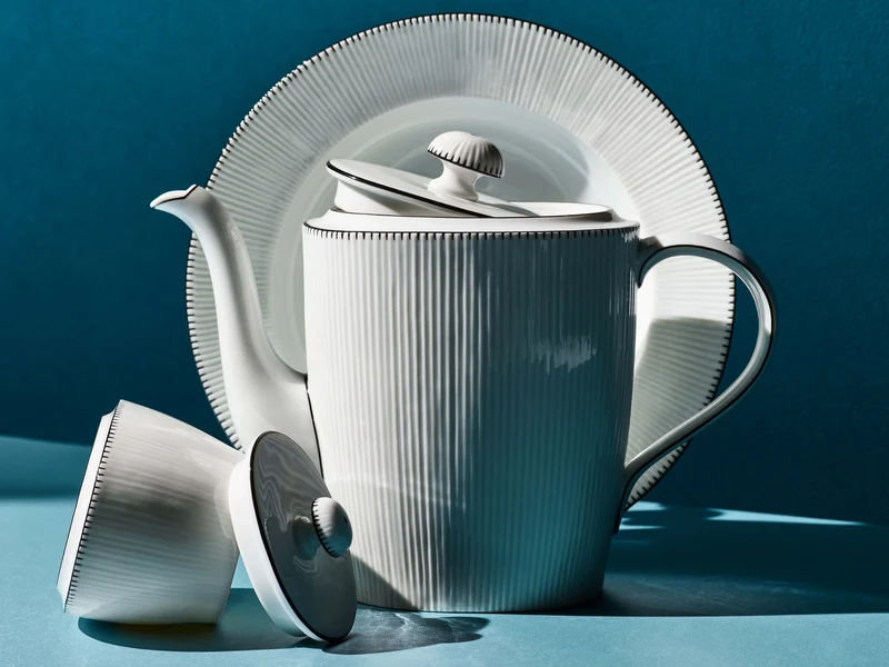 Suppentasse | Adonis | Schwarze Zacken