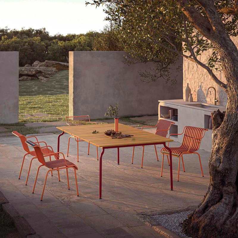 Outdoor Wood Dining Table SOUTH by Konstantin Grcic for Magis