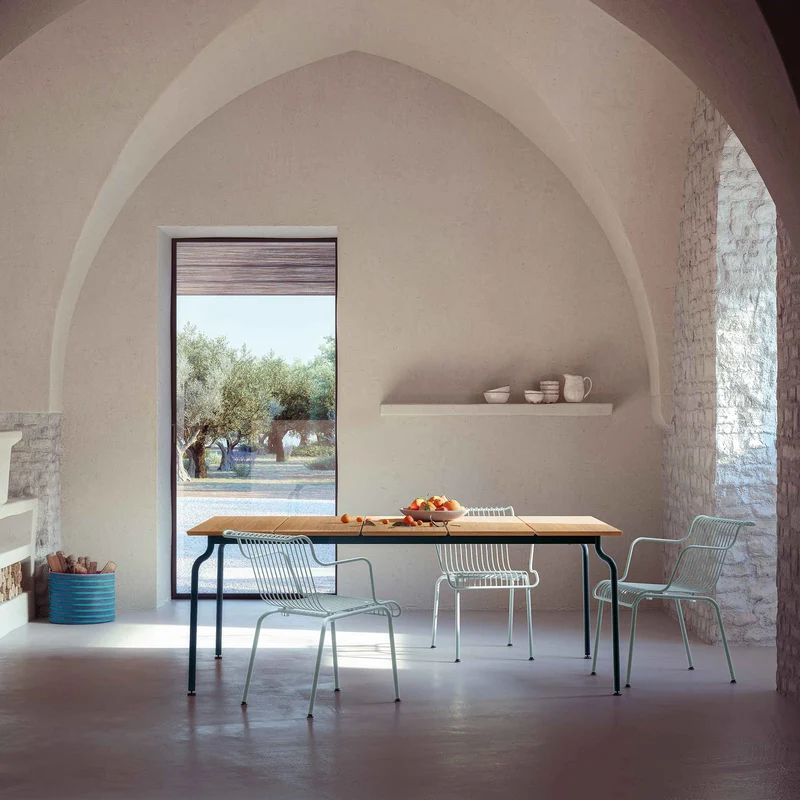 Outdoor Wood Dining Table SOUTH by Konstantin Grcic for Magis
