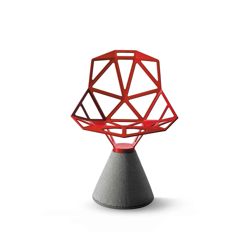 Outdoor Swivel Chair with Concrete Base ONE by Konstantin Grcic for Magis