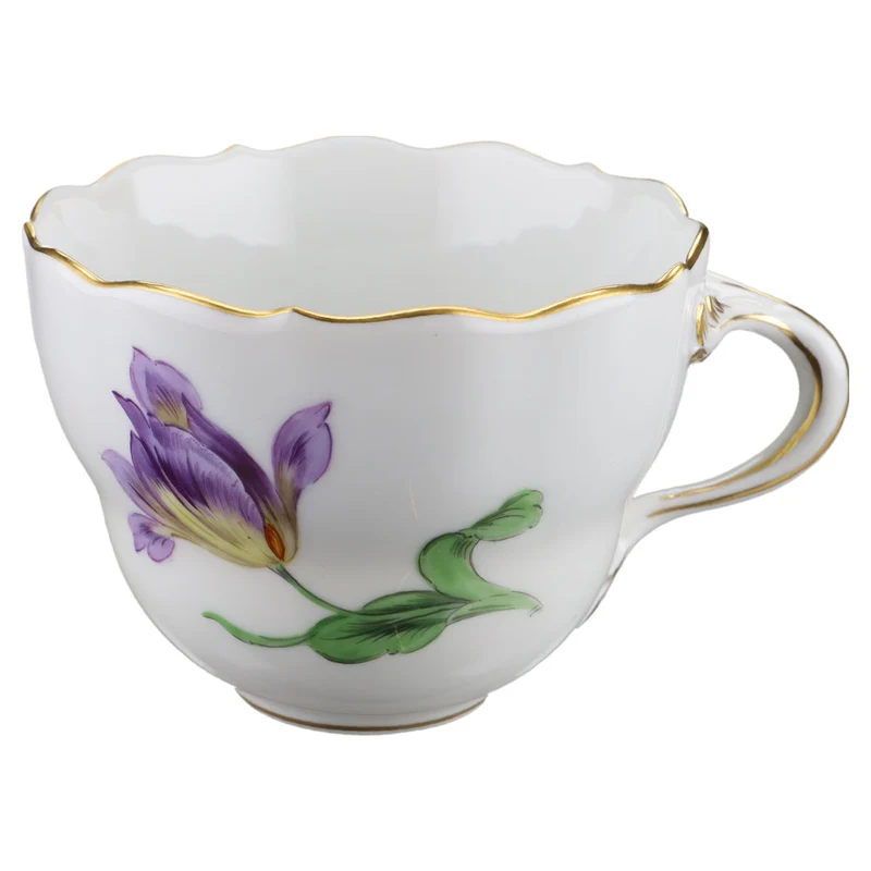 Kaffeetasse Blüte Lila, Gelb